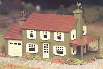 Bachmann 45622 O Scale Plasticville USA Two-Story House