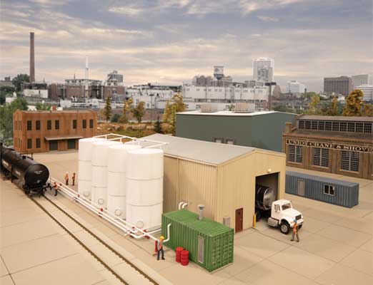 Walthers Cornerstone 4181 HO Corn Syrup Transfer Facility Kit