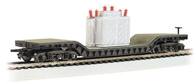 Bachmann 18348 HO 52' Center Depressed Flatcar w/Transformer
