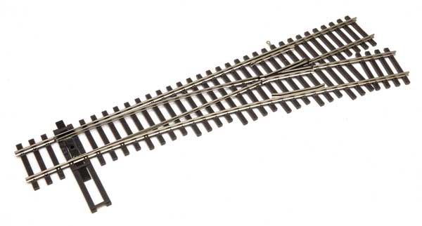 Walthers Track 10014 HO Scale Code 100 Nickel DCC-Friendly #4 Turnout -- Right
