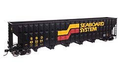 Walthers Mainline 910-56362 HO 73' Wood Chip Hopper - Seaboard #432201