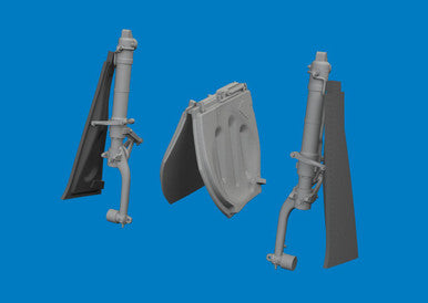 Eduard 6481161 1/48 P-51D Undercarriage Legs PRINT Brassin for EDUARD
