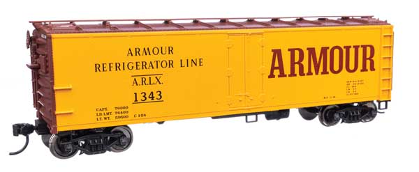 Walthers Mainline 41402 HO Scale 40' Steel Reefer with Dreadnaught Ends - Ready-