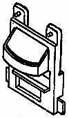 Details West BP-195 HO Scale Diesel Parts -- Coupler Buffer Plate