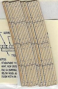 Blair Line 127 HO Scale Laser-Cut Curved 2-Lane Wood Grade Crossing pkg(2)