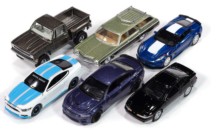 Auto World 64452-B-CASE 1/64 Premium 2024 Release 3B Diecast Car Set