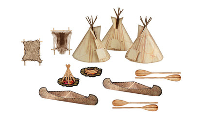 Woodland Scenics SP4133 All Scale Tepee Village Kit