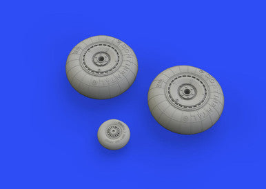 Eduard 648543 1/48 Wheels Late for ICM (Resin)
