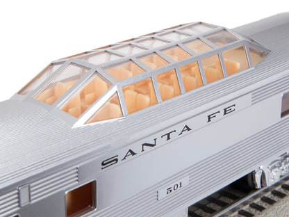 Lionel 6-2227240 O Gauge Santa Fe Chief #501 add-on Vista Dome