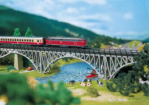 Faller 282915 Z Scale Deck Arch Bridge -- 8-5/8" 22cm