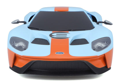 Maisto 82335BLOR 1/24 R/C 2019 Ford GT Heritage #9, Blue Orange