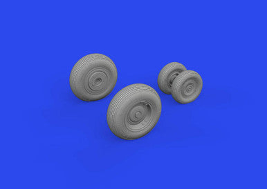 Eduard 648864 1/48 Brassin Mi-8MT Wheels for Zvezda