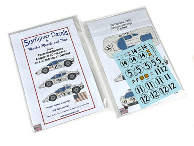 Starfighter Decals 2406 1/24 - Texas Roadrunners 2D Coupe