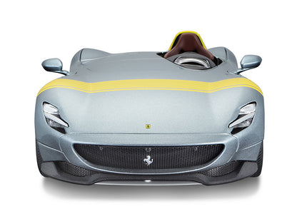 Bburago 16013S 1/18 Ferrari Monza SP-1, Silver & Yellow