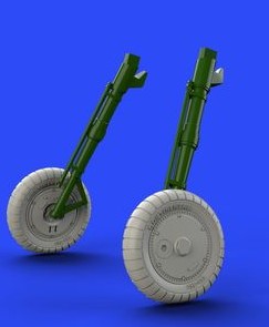 Eduard 648261 1/48 Aircraft- Bf109G6 Wheels (Resin)