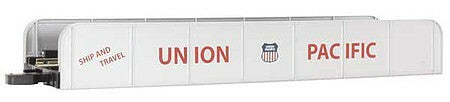 Bachmann 44602 HO Scale Girder Bridge - E-Z Track(R) - Assembled -- Union Pacific (silver, red) - 10-1/2" 26.7cm Long