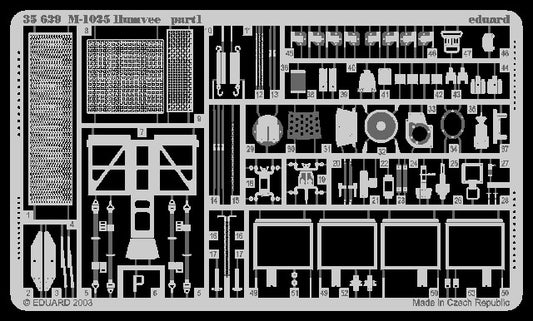 Eduard 35629 1/35 Armor- M1025 Humvee for TAM