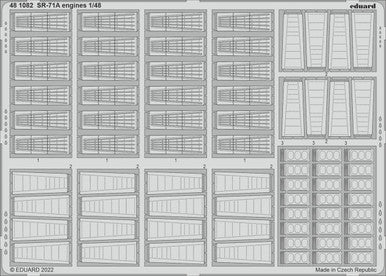 Eduard 481082 1/48 Engines for Revell Photo Etch Detail Set