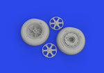 Eduard 6481016 1/48 FM-1 Wheels Brassin for TAMIYA