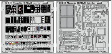 Eduard 32849 1/32 Mosquito Mk. FB VI Interior for TAM (Pre-Painted)