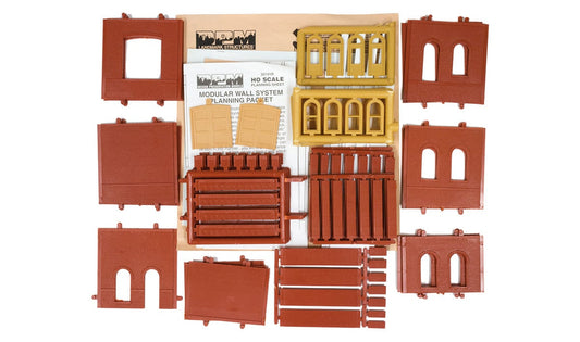 Design Preservation Models 35100 HO Scale Modular Building System(TM) -- 3-in-1 Industrial Building Kit - 8-1/2 x 6" 21.5 x 15.2cm; 113 Pieces