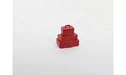 All Scale Miniatures 870931 HO Stack of 3 Suitcases 5-Pack