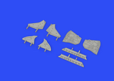 Eduard 648594 1/48 Wheel Well Doors for EDU & TRP (Resin)
