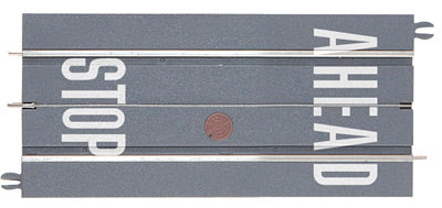 Lionel 21573 O Gauge Superstreets 5" Straight "Stop Ahead" Crossing - Two Pack