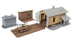 Walthers Trainline 931-909 HO Trackside Tool Buildings Kit