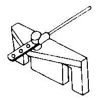 Rix Products 6 All Scale Pivoting Turnout Linkage -- For Underneath Layout Control