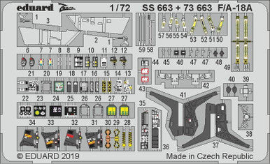Eduard 73663 1/72 F/A-18A for Academy (Pre-Painted)