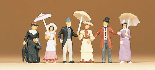 Preiser 12139 HO Scale 1900s Passers-By Figure Set