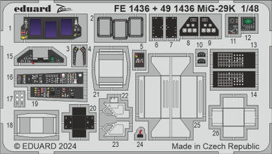 Eduard FE1436 1/48 MiG-29K PE