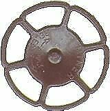 Kadee 2022 HO Scale Miner Type Brake Wheels pkg(8) -- Dark Boxcar Red