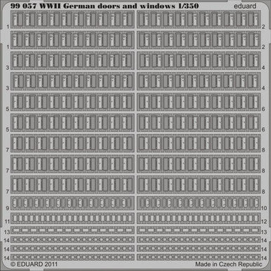Eduard 99057 1/350 German Doors & Windows WWII