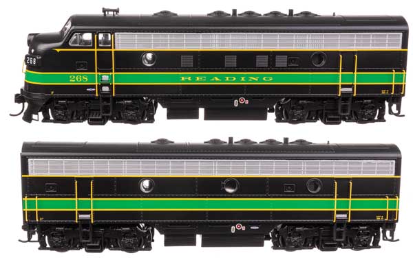 Walthers Mainline 21415 HO Scale EMD F7 A-B Set - ESU Sound and DCC -- Reading #