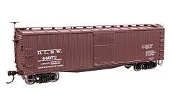 Walthers Mainline 910-40177 HO 40' Wood Boxcar Lackawanna #44072