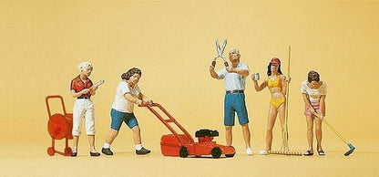 Preiser 10464 HO Scale People Working Hobby Gardeners