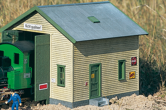 Piko 62044 G Scale Red River Loco Shed, Building Kit