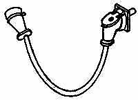 Details West 220 HO Scale MU Cables -- 1 Each Receptacle Double-Plug & Stand