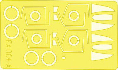 Eduard EX004 1/48 Mask F-4 for Hasegawa Canopy Mask Set