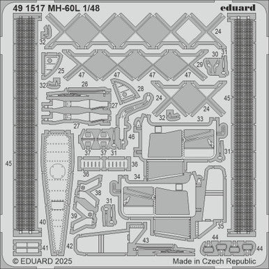 Eduard 491517 1/48 MH-60L Photo Etched Set for ICM Kit