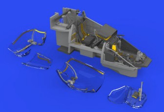 Eduard 648697 1/48 Aircraft- Mi24D Cockpit for ZVE (Photo-Etch & Resin)