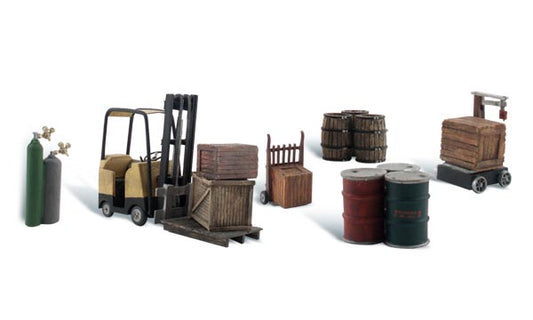 Woodland Scenics A1934 HO Scale Loading Dock Details