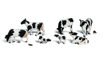 Woodland Scenics A1863 HO Scale Holstein Cows