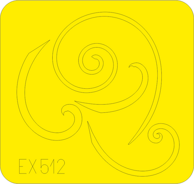 Eduard EX512 1/48 Mask Bf 109G Spinner Spirals Disontinued