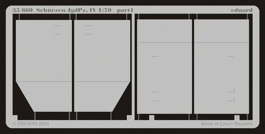Eduard 35660 1/35 Armor- Schurzen JgdPz IV L/70 for ITA
