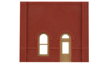 Design Preservation Models 30101 HO Scale Modular Building System(TM) -- Street Level Wall Sections w/Arched Entry - Kit