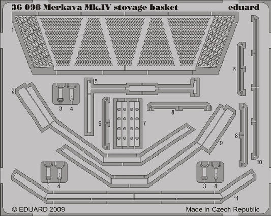 Eduard 36098 1/35 Armor- Merkava Mk IV Stowage Basket for ACY