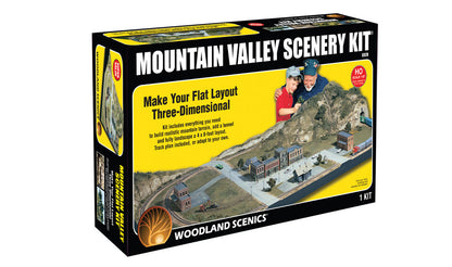 Woodland Scenics S928 All Scale Mountain Valley Scenery Kit (US Only)